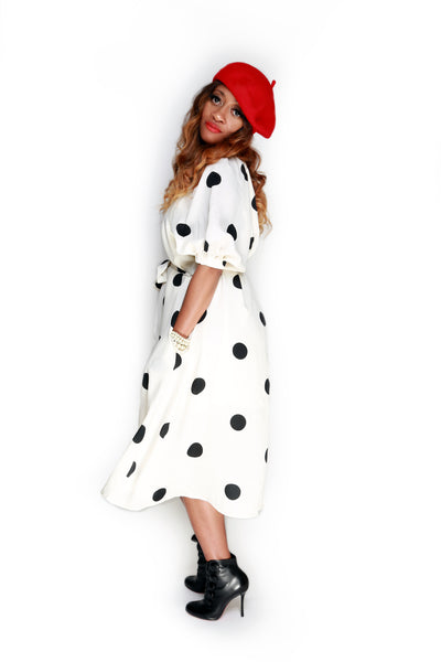 101 ROYALTIES POLKA DOT DRESS - Royale Girl Boutique